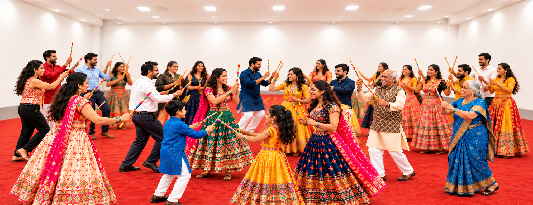 GarbaRaas 2026 — 31st October 2026, 6 PM to 9 PM, C D Burfiwala Hall, Andheri West, Mumbai